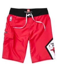 Chicago Bulls fans, show your support in style with these cool Quiksilver NBA board shorts. Chicago Bulls fans, show your support in style with these cool Quiksilver NBA board shorts.