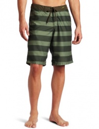 Speedo Men's Easy Stripe Flx System Boardshort Speedo Men's Easy Stripe Flx System Boardshort