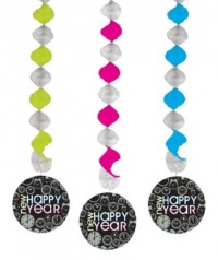 Creative Converting Hanging Décor New Year Countdown Dangling Cutouts, 3 Decorations Per Package Creative Converting Hanging Décor New Year Countdown Dangling Cutouts, 3 Decorations Per Package