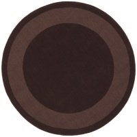 St Croix Trading Company Transitions Chocolate Cut & Loop Border 6x6 Round Area Rug St Croix Trading Company Transitions Chocolate Cut & Loop Border 6x6 Round Area Rug