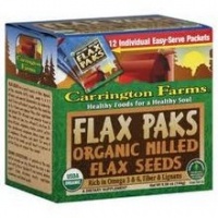 Carrington Farms Organic Milled Brown Flax Seed - 12 per pack -- 6 packs per case. Carrington Farms Organic Milled Brown Flax Seed - 12 per pack -- 6 packs per case.