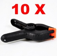 CowboyStudio 10 Black Nylon Muslin/Paper Photo Backdrop Background Clamps, 4.5 inch CowboyStudio 10 Black Nylon Muslin/Paper Photo Backdrop Background Clamps, 4.5 inch
