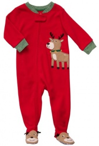 Carter's Red Reindeer Microfleece Pajamas Carter's Red Reindeer Microfleece Pajamas