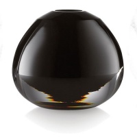 Rogaska Fashionably Late Black Vase, 4 Rogaska Fashionably Late Black Vase, 4