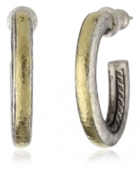 GURHAN Galahad Silver with High Karat Gold Accents Earrings GURHAN Galahad Silver with High Karat Gold Accents Earrings