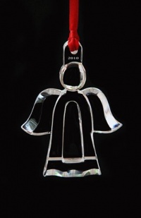 Orrefors 2010 Annual Ornament - Glass Angel