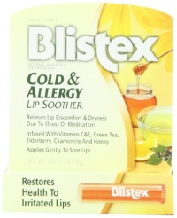 Blistex Lip Soother, Cold and Allergy, 0.15 Ounce (Pack of 4) Blistex Lip Soother, Cold and Allergy, 0.15 Ounce (Pack of 4)