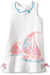 Lilly Pulitzer Girls 7-16 Little Classic Shift, Multi Wind In My Sail, 8