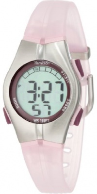 Armitron Women's 456963PNK Sport Chronograph Pink Resin Strap Digital Display Watch