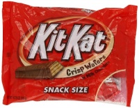 Kit Kat Snack Size Candy Bar, Crisp Wafers in Milk Chocolate, 10.78-Ounce Packages (Pack of 6) Kit Kat Snack Size Candy Bar, Crisp Wafers in Milk Chocolate, 10.78-Ounce Packages (Pack of 6)
