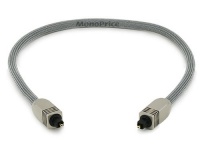 Monoprice 1.5ft Premium Optical Toslink Cable w/ Metal Fancy Connectors Monoprice 1.5ft Premium Optical Toslink Cable w/ Metal Fancy Connectors