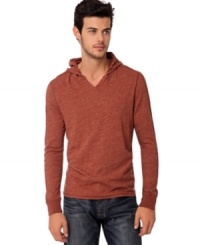 An understated style for discerning taste, Buffalo David Bitton's split neck hoodie is a pitch perfect addition to your casual closet. An understated style for discerning taste, Buffalo David Bitton's split neck hoodie is a pitch perfect addition to your casual closet.