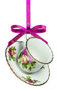 Royal Albert Old Country Roses Teacup and Saucer Ornament Royal Albert Old Country Roses Teacup and Saucer Ornament