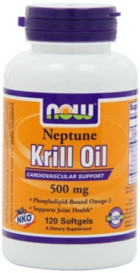 NOW Foods Neptune Krill Oil 500mg, 120 Softgels, NOW Foods Neptune Krill Oil 500mg, 120 Softgels,