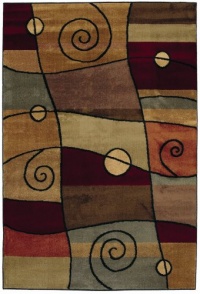 Shaw Living Accents 7-Foot 9-Inch by 10-Foot 10-Inch Rug in Percussion Pattern, Ebony Shaw Living Accents 7-Foot 9-Inch by 10-Foot 10-Inch Rug in Percussion Pattern, Ebony