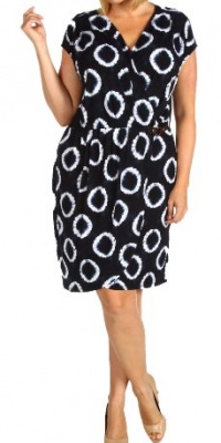 Michael Kors Plus Size Navy Dress Cap Sleeve Size 3X Michael Kors Plus Size Navy Dress Cap Sleeve Size 3X