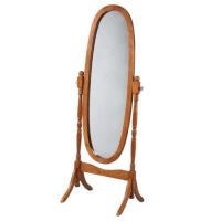 Frenchi Home Furnishing Traditional Style Oak Finish Wood Cheval Floor Mirror Frenchi Home Furnishing Traditional Style Oak Finish Wood Cheval Floor Mirror
