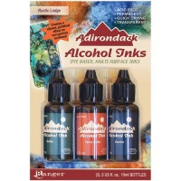 Ranger Adirondack Alcohol Ink 1/2-Ounce, 3-Pack, Rustic Lodge, Bottle/Terra Cotta/Denim Ranger Adirondack Alcohol Ink 1/2-Ounce, 3-Pack, Rustic Lodge, Bottle/Terra Cotta/Denim