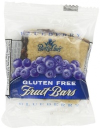 Betty Lou's Blueberry Fruit Bar Gluten Free, 12 - 2 oz Bars Betty Lou's Blueberry Fruit Bar Gluten Free, 12 - 2 oz Bars