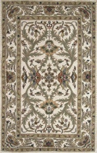 Dalyn Rugs Jewel JW1 Linen Round Hand Tufted Rug, 8-Feet Dalyn Rugs Jewel JW1 Linen Round Hand Tufted Rug, 8-Feet