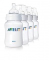 Philips AVENT 9 Ounce BPA Free Classic Polypropylene Bottles, 4-Pack