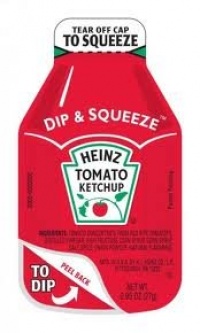 Heinz Tomato Ketchup, 0.95-Ounce Single Serve Packages (Pack of 200) --- 3x More Ketchup Than The Standard .32oz Packets