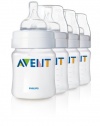 Philips AVENT 9 Ounce BPA Free Classic Polypropylene Bottles, 5-Pack