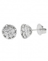 Effy Jewlery 14K White Gold Diamond Round Stud Earrings, 1.00 TCW