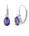 Effy Jewlery 14K White Gold Tanzanite & Diamond Earrings, 1.43 TCW