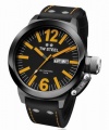 TW Steel Men's CE1028 CEO Canteen Black Leather Dial Watch