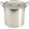 Good Cook 8 Quart Covered Stainless Steel Stock Pot