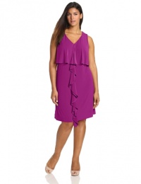 Jessica Simpson Women's Plus-Size Ruffle Front Dress Jessica Simpson Women's Plus-Size Ruffle Front Dress
