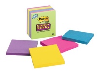 Post-it Super Sticky Notes Value Pack with 1 free Pad, 3 x 3-Inches, Assorted Ultra Colors, 6-Pads/Pack Post-it Super Sticky Notes Value Pack with 1 free Pad, 3 x 3-Inches, Assorted Ultra Colors, 6-Pads/Pack