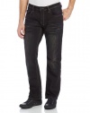 Buffalo by David Bitton Men's King Slim Bootcut Jean in Curshed and Brushed