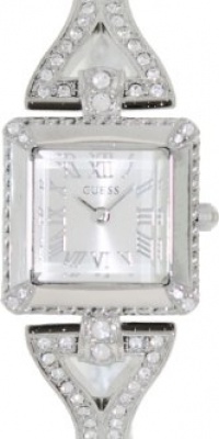 GUESS Women's U0137L1 Silver-Tone Retro Glamour Watch GUESS Women's U0137L1 Silver-Tone Retro Glamour Watch