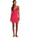 Calvin Klein Womens Evoke Chemise, Rouge Lips, Large