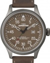 Timex Expedition Military Field Full-Size Stainless - Brown Leather