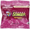 Honey Stinger Organic Energy Chews, Pomegranate Passion Fruit, 1.8-Ounce Bags (Pack of 12)