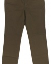 Lauren Ralph Lauren Women's Petite Slim Cotton Ankle Pants