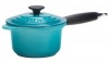 Le Creuset Enameled Cast-Iron 1-1/4-Quart Precision Pour Saucepan with Cover, Caribbean