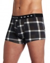 BOSS Black by Hugo Boss Men's Plaid Boxer Trunk