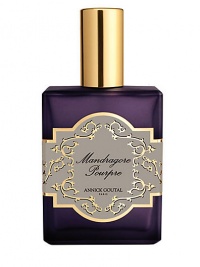 Drawing inspiration from the darkest and deepest side of the mandrake plant, Camille and Isabelle created a spicy and bewitching fragrance. Mandragore Pourpe releases aromatic, spicy and Cyprus energies. 3.4 oz. Drawing inspiration from the darkest and deepest side of the mandrake plant, Camille and Isabelle created a spicy and bewitching fragrance. Mandragore Pourpe releases aromatic, spicy and Cyprus energies. 3.4 oz.