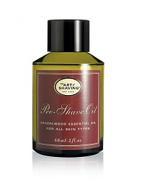 First step in The Art of Shaving. It softens the beard and prepares the skin for a close and comfortable shave without leaving oily residue. Formulated with a unique blend of botanical ingredients and essential oils. 2 oz. First step in The Art of Shaving. It softens the beard and prepares the skin for a close and comfortable shave without leaving oily residue. Formulated with a unique blend of botanical ingredients and essential oils. 2 oz.