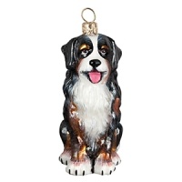 A lovely gift for any Bernese Mountain Dog owner, the Pet Set dog ornaments from Joy to the World are endorsed by Betty White to benefit Morris Animal Foundation. Each hand painted ornament is packed individually in its own black lacquered box. A lovely gift for any Bernese Mountain Dog owner, the Pet Set dog ornaments from Joy to the World are endorsed by Betty White to benefit Morris Animal Foundation. Each hand painted ornament is packed individually in its own black lacquered box.
