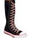Converse Girls' Chuck Taylor Rainbow Wrap Sneaker Black 1 M US