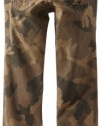 True Religion Boys 2-7 Jack Canvas Camo Pant, Navarte, 4