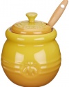 Le Creuset Stoneware 16-Ounce Honey Pot, Dijon