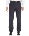 Kenneth Cole Reaction Men's Micro Pin Stripe Slim Fit Flat Front Pant