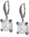 Judith Jack Aurora Sterling Silver, Marcasite and Cubic-Zirconia Drop Earrings