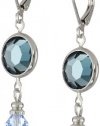 Signature 1928 Signature Crystal Jeweltones Swarovski Drop Earrings